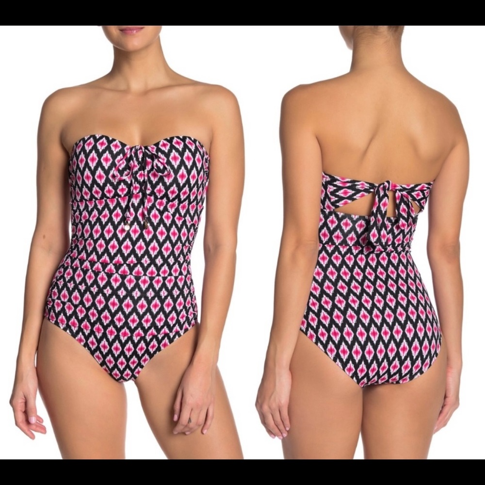 NWT Tommy Bahama Strapless One-Piece Swimsuit